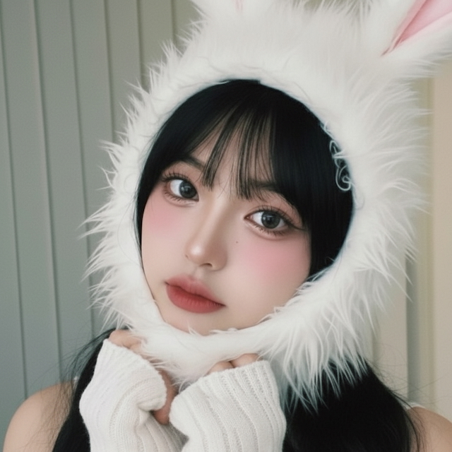 日中・明るい室内なら:「きゅるんと甘えん坊うさぎ」でピュア盛れ