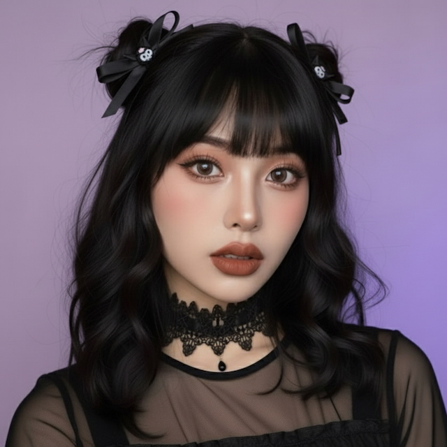 日中・明るい室内なら:「余裕と抜け感のモカムース魔女」でオシャレ盛れ