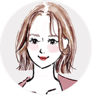 おくった女性イラスト