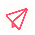 紙飛行機アイコン