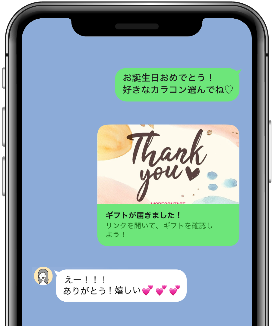 URLを送るイメージ