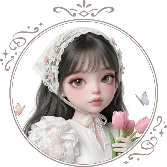 ぽわんと可憐なヒロインのイメージ