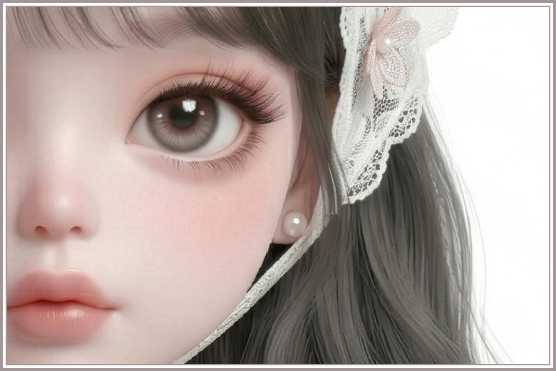 ぽわんと可憐なヒロインさんに似合うアイメイク